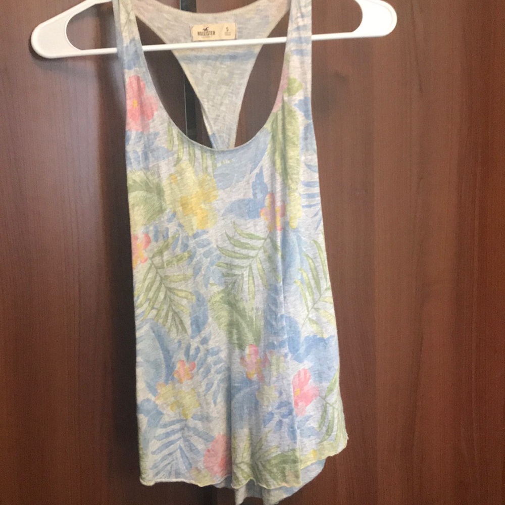 Beautiful floral print racerback tank